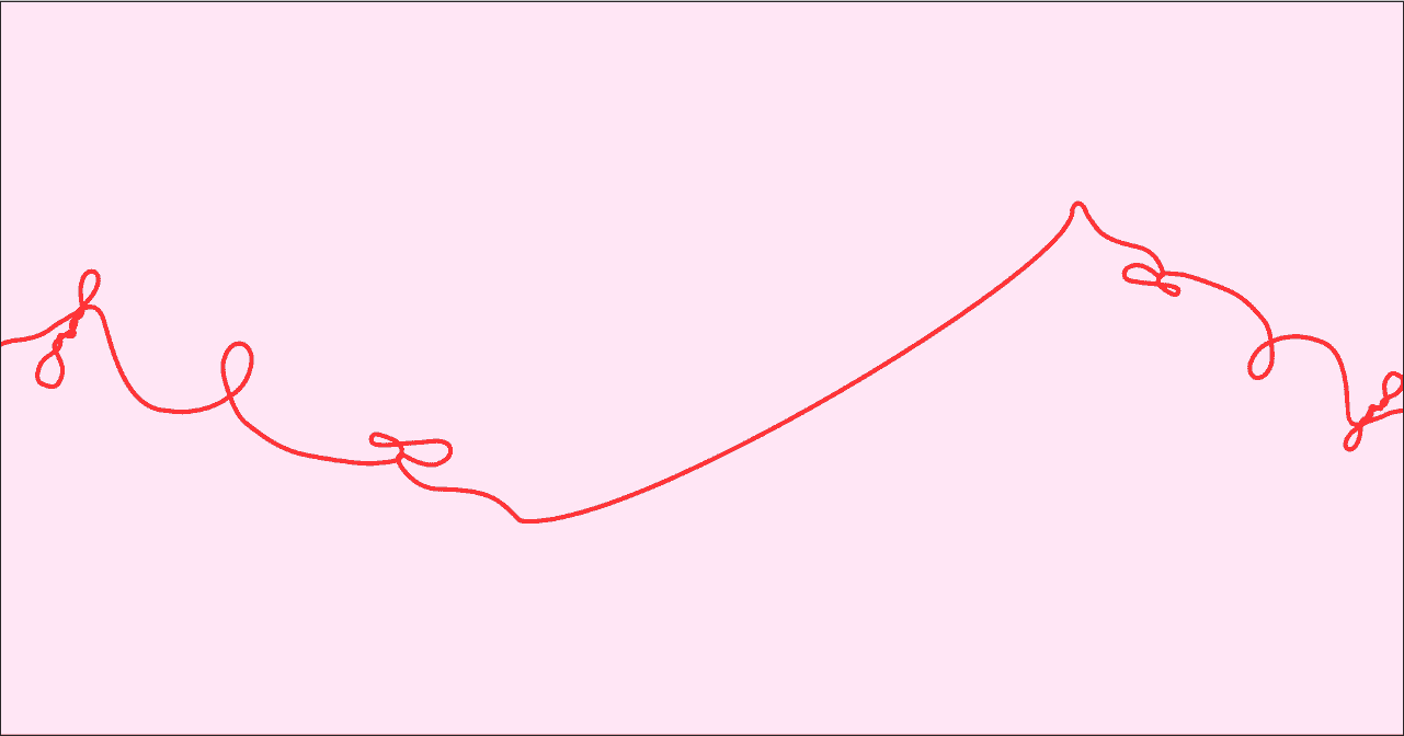 赤い糸のイラスト